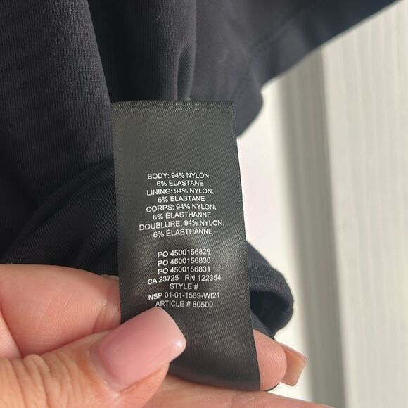 Aritzia Babaton Short Sleeve One Piece Bodysuit Size XL - Picture 3 of 5